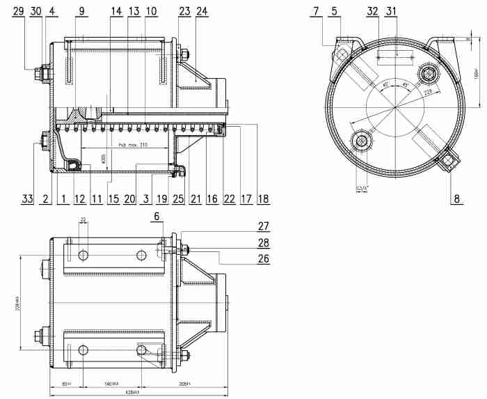 cilindro de frenos BZ 12 A
